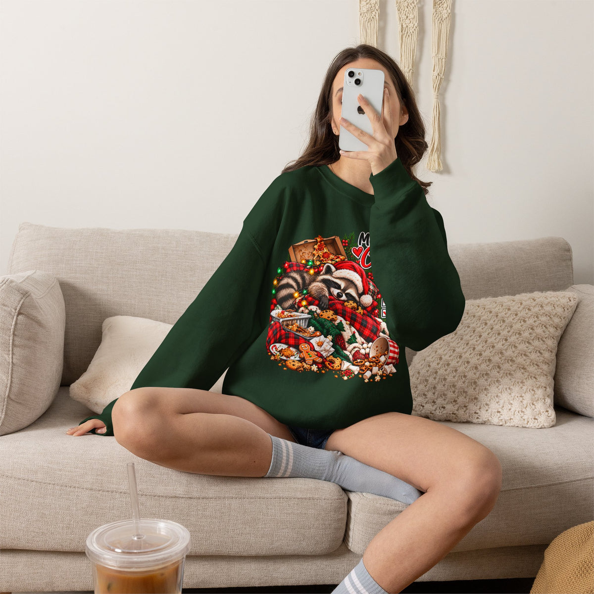 My Christmas Plans - Raccoon Holiday Sweatshirt