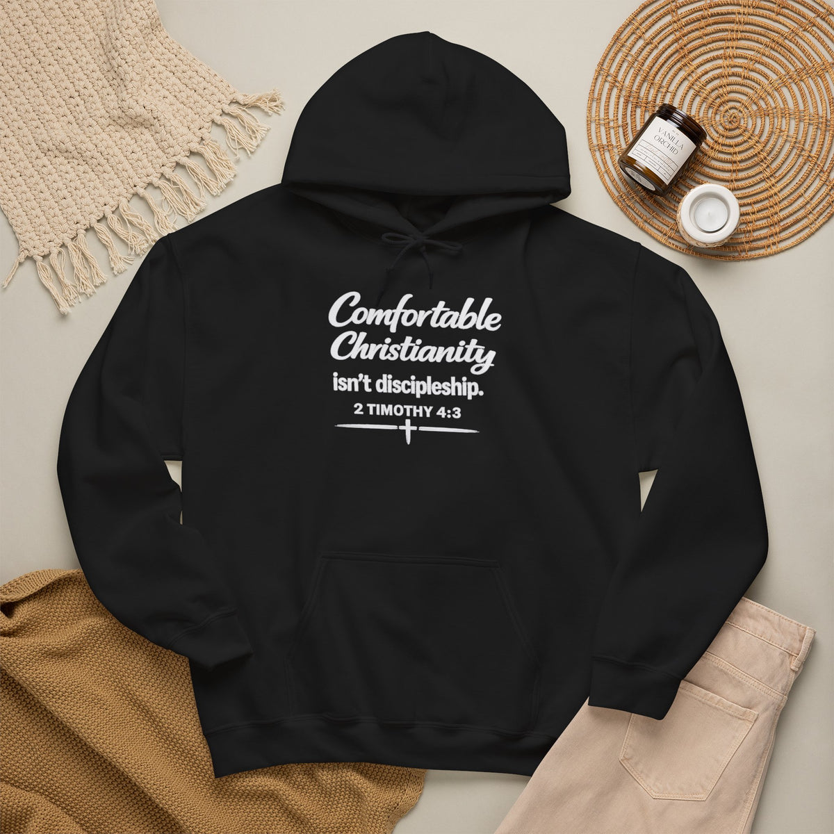 Comfortable Christianity isn't discipleship - Unisex Heavy Blend™ Hooded Sweatshirt