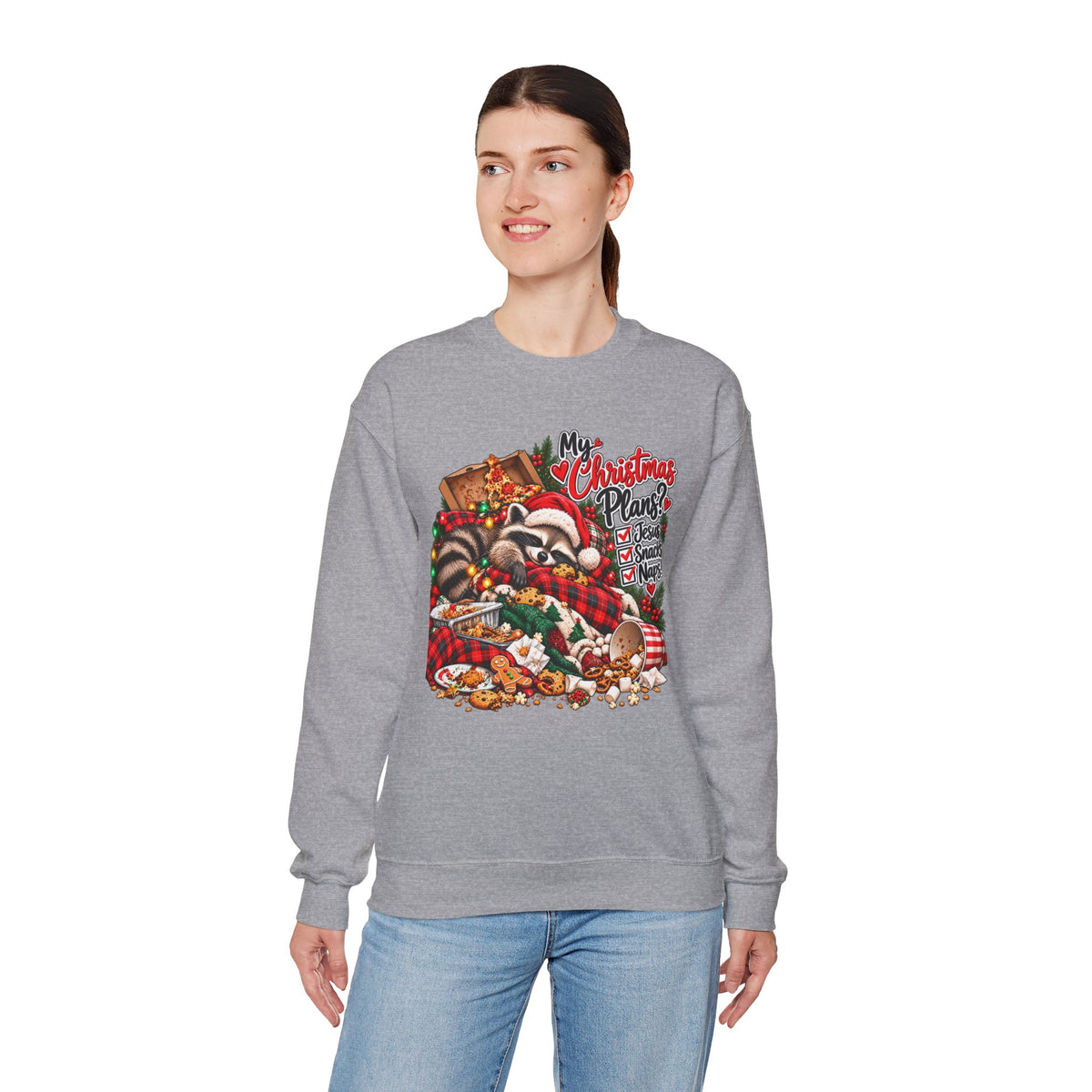 My Christmas Plans - Raccoon Holiday Sweatshirt
