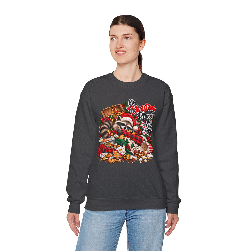 My Christmas Plans - Raccoon Holiday Sweatshirt