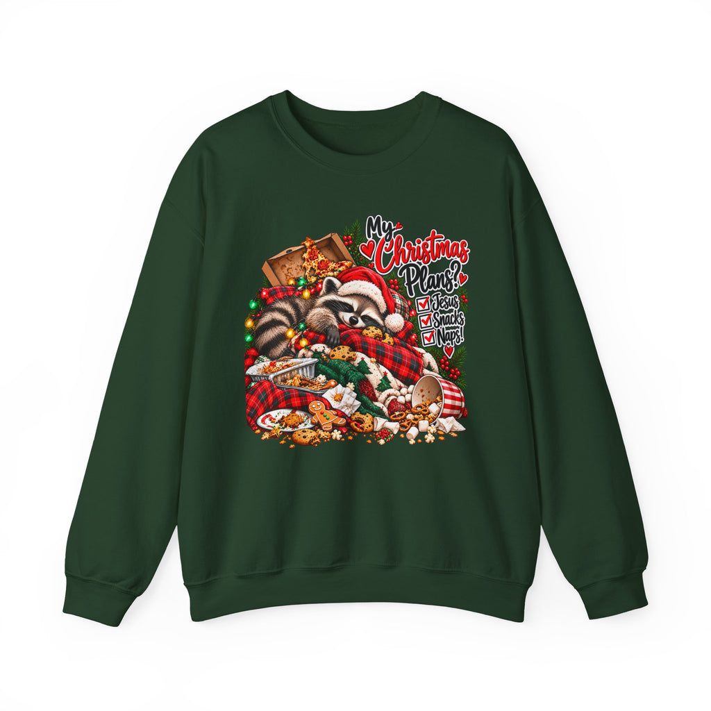 My Christmas Plans - Raccoon Holiday Sweatshirt