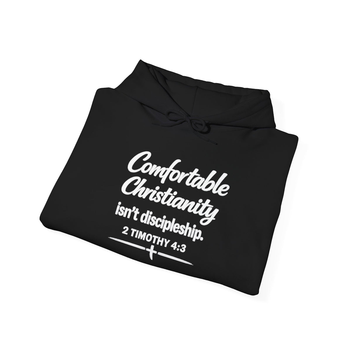 Comfortable Christianity isn't discipleship - Unisex Heavy Blend™ Hooded Sweatshirt