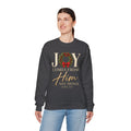 Joy Comes From Him Christmas Crewneck Sweatshirt