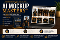 AI Mockup Mastery digital toolkit for creating professional T-shirt product mockups using ChatGPT

