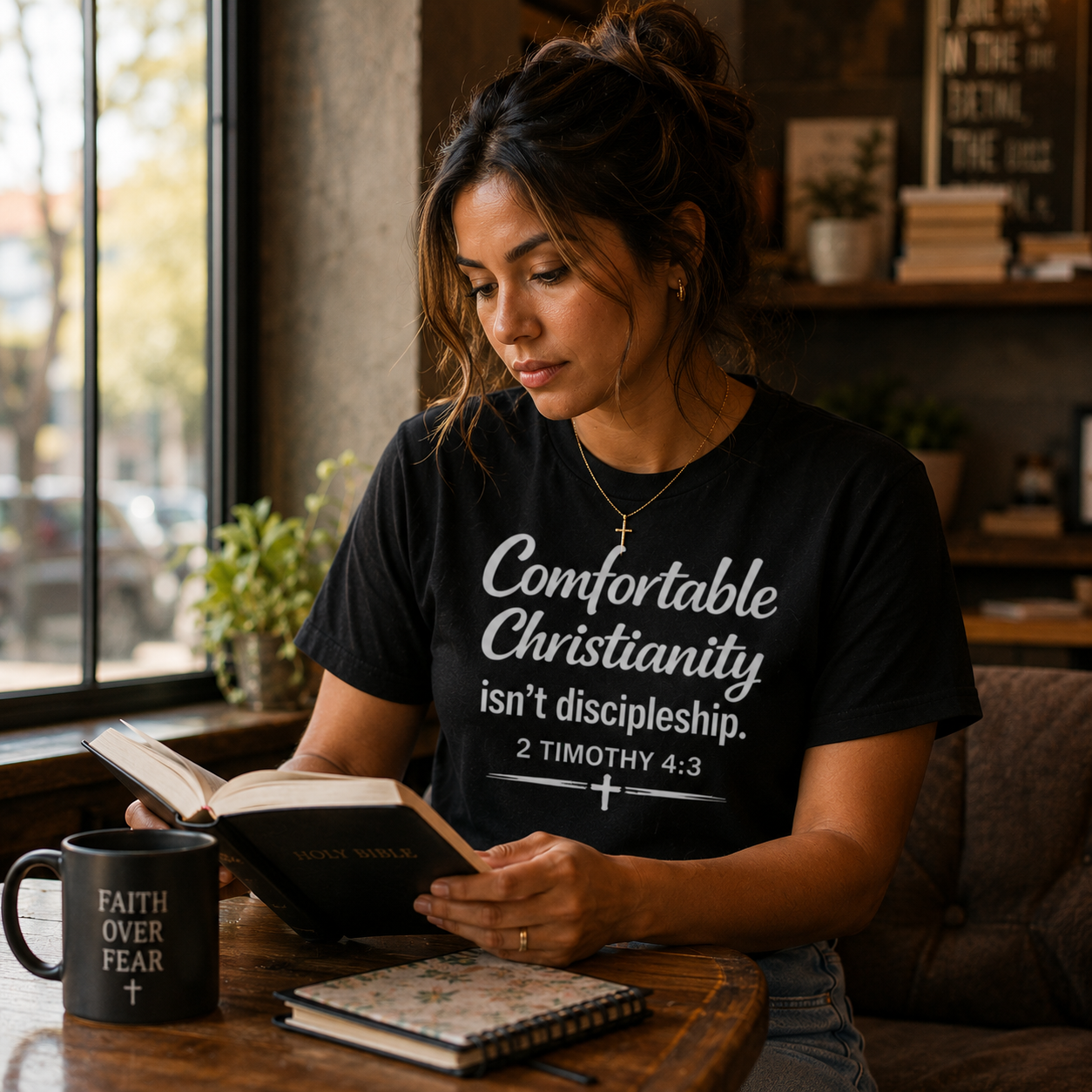 Comfortable Christianity | Christian T-Shirt - W | 2 Timothy 4:3