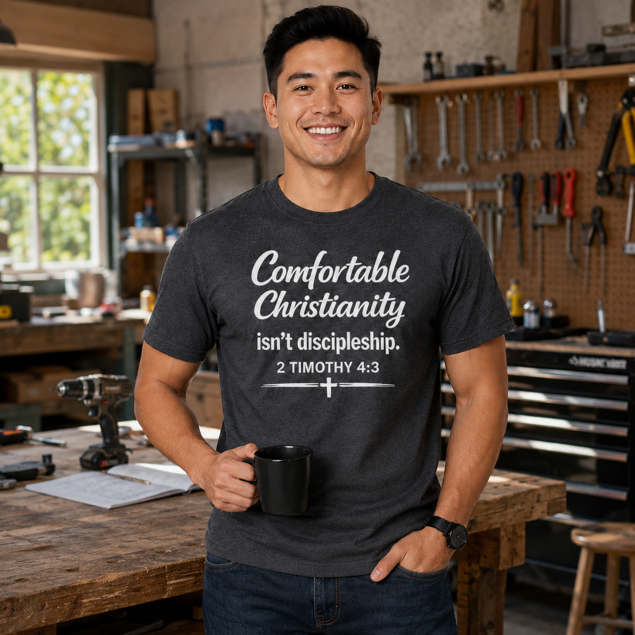 Comfortable Christianity | Christian T-Shirt - W | 2 Timothy 4:3