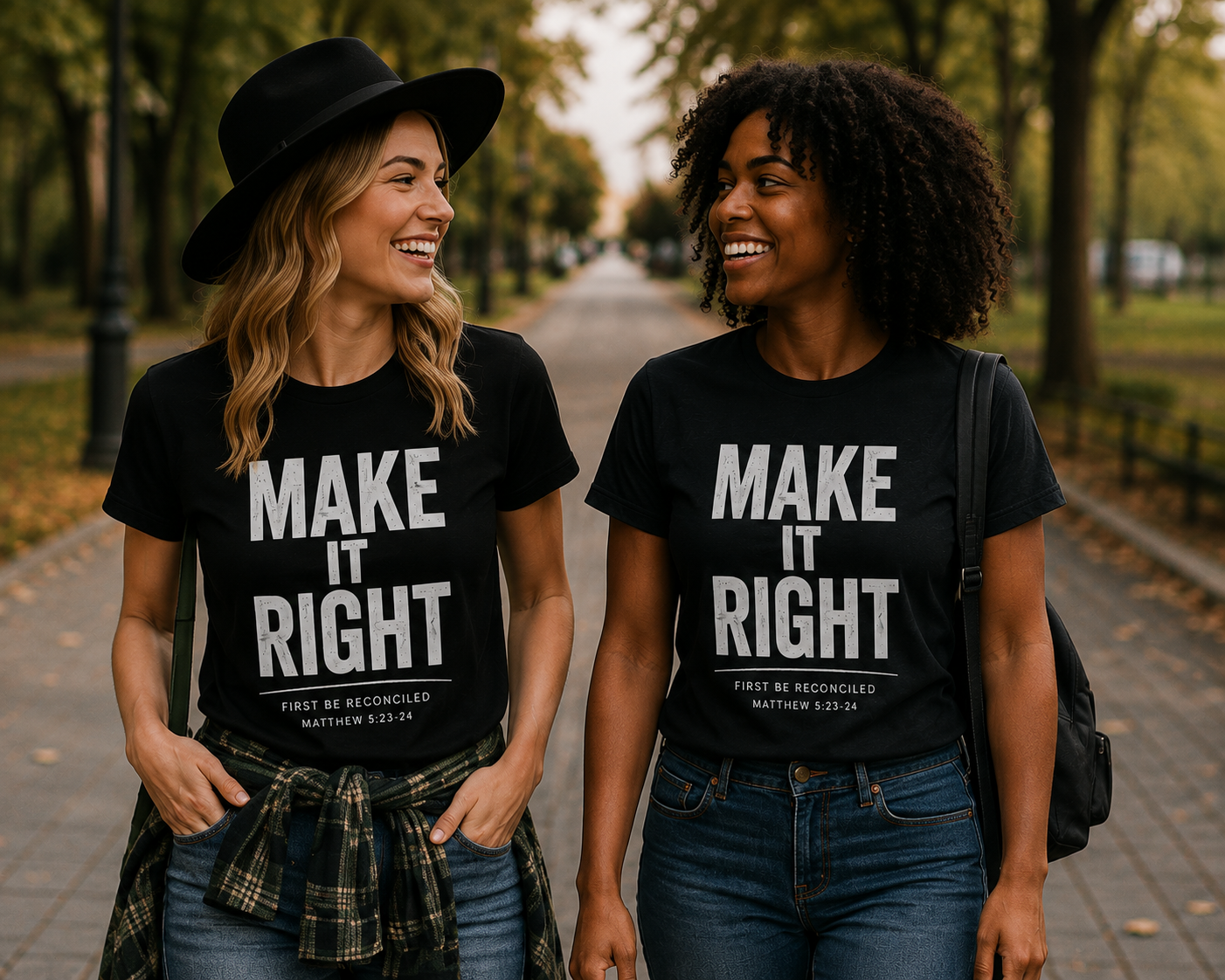 Make it Right | Christian T-Shirt | Matthew 5:23-24