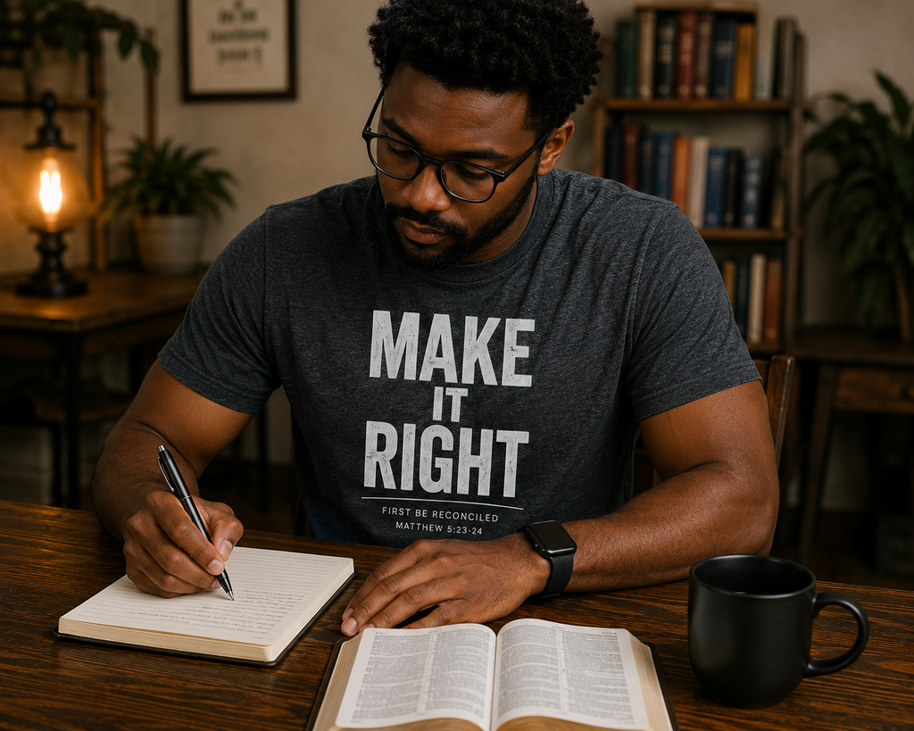 Make it Right | Christian T-Shirt | Matthew 5:23-24