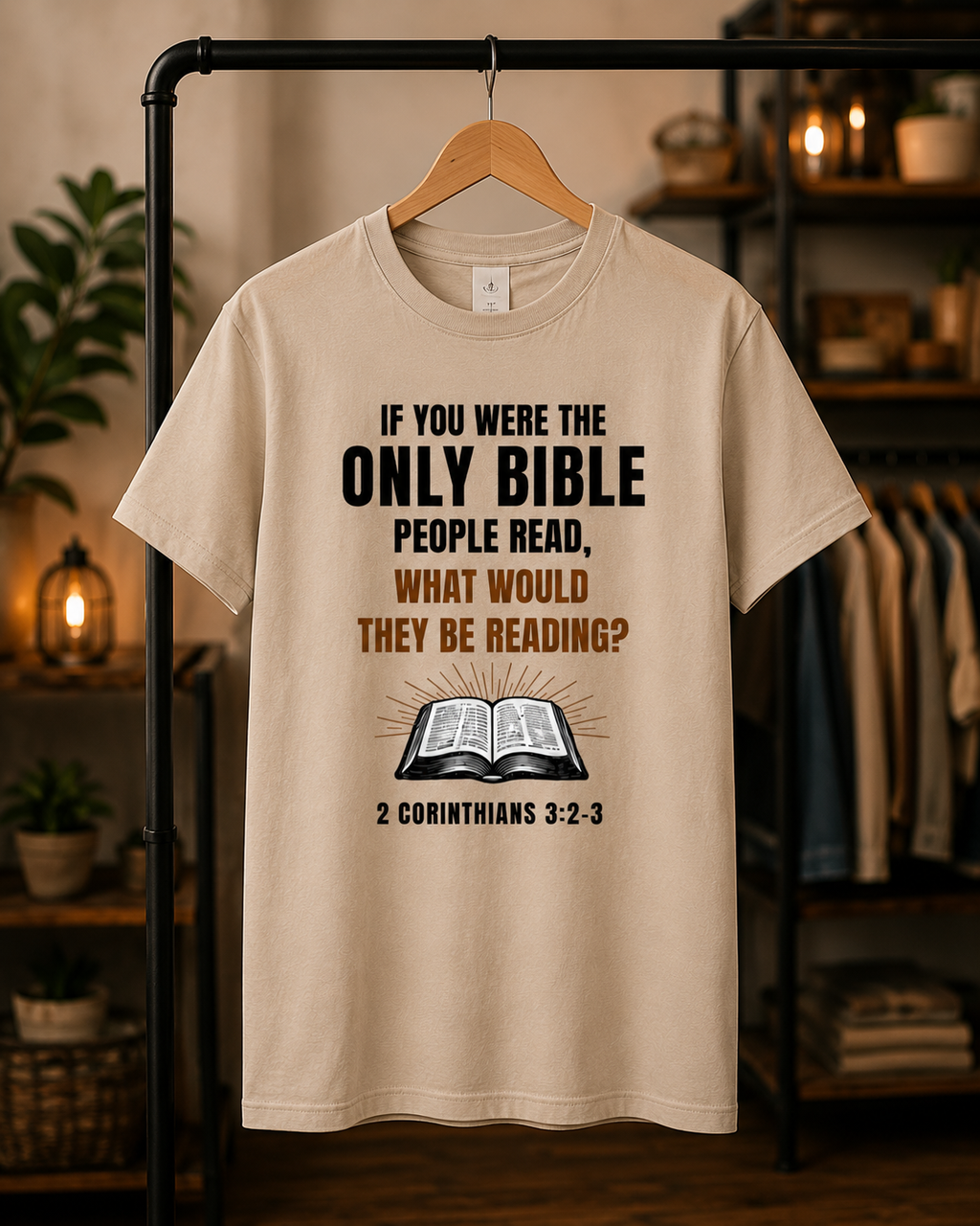 If You were the only Bible | Christian T-Shirt | 2 Corinthians 3:2-3