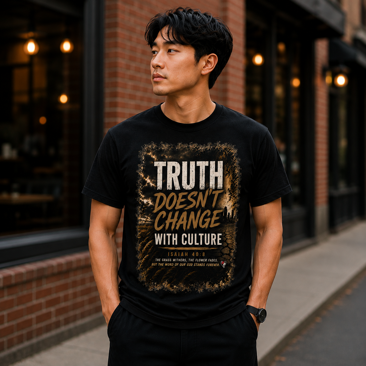 Truth Doesn’t Change | Christian T-Shirt | Isaiah 40:8