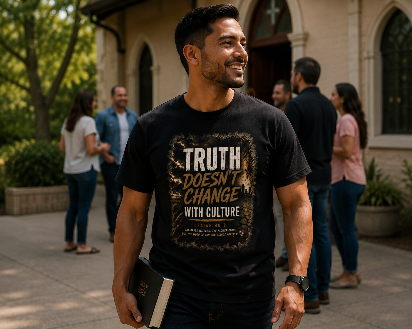 Truth Doesn’t Change | Christian T-Shirt | Isaiah 40:8