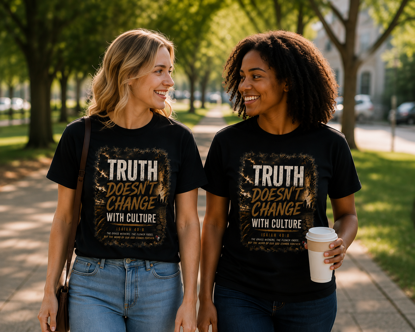 Truth Doesn’t Change | Christian T-Shirt | Isaiah 40:8