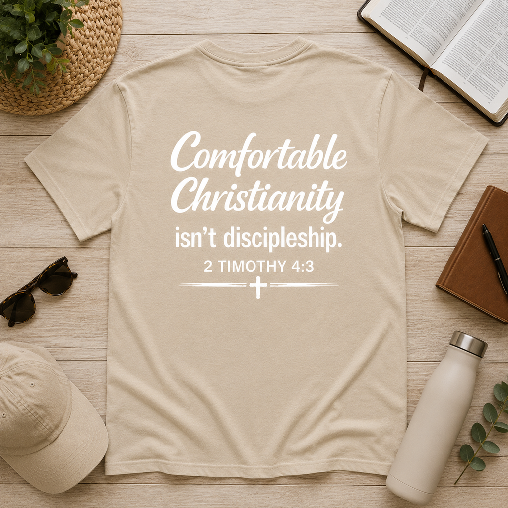 Comfortable Christianity | Christian T-Shirt - W | 2 Timothy 4:3