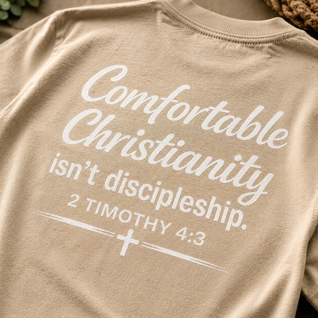 Comfortable Christianity | Christian T-Shirt - W | 2 Timothy 4:3