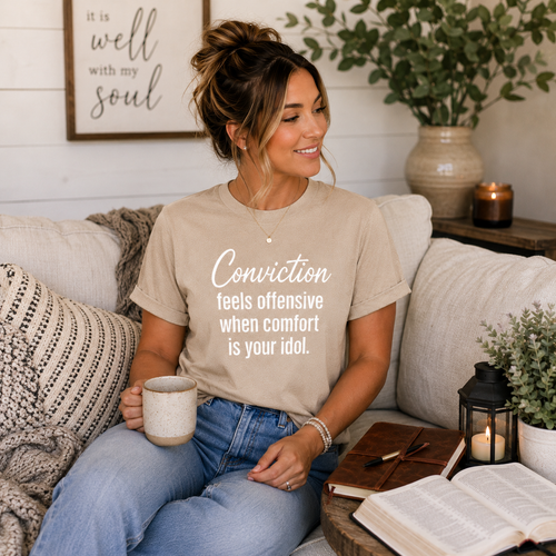 Conviction | Christian T-Shirt - W