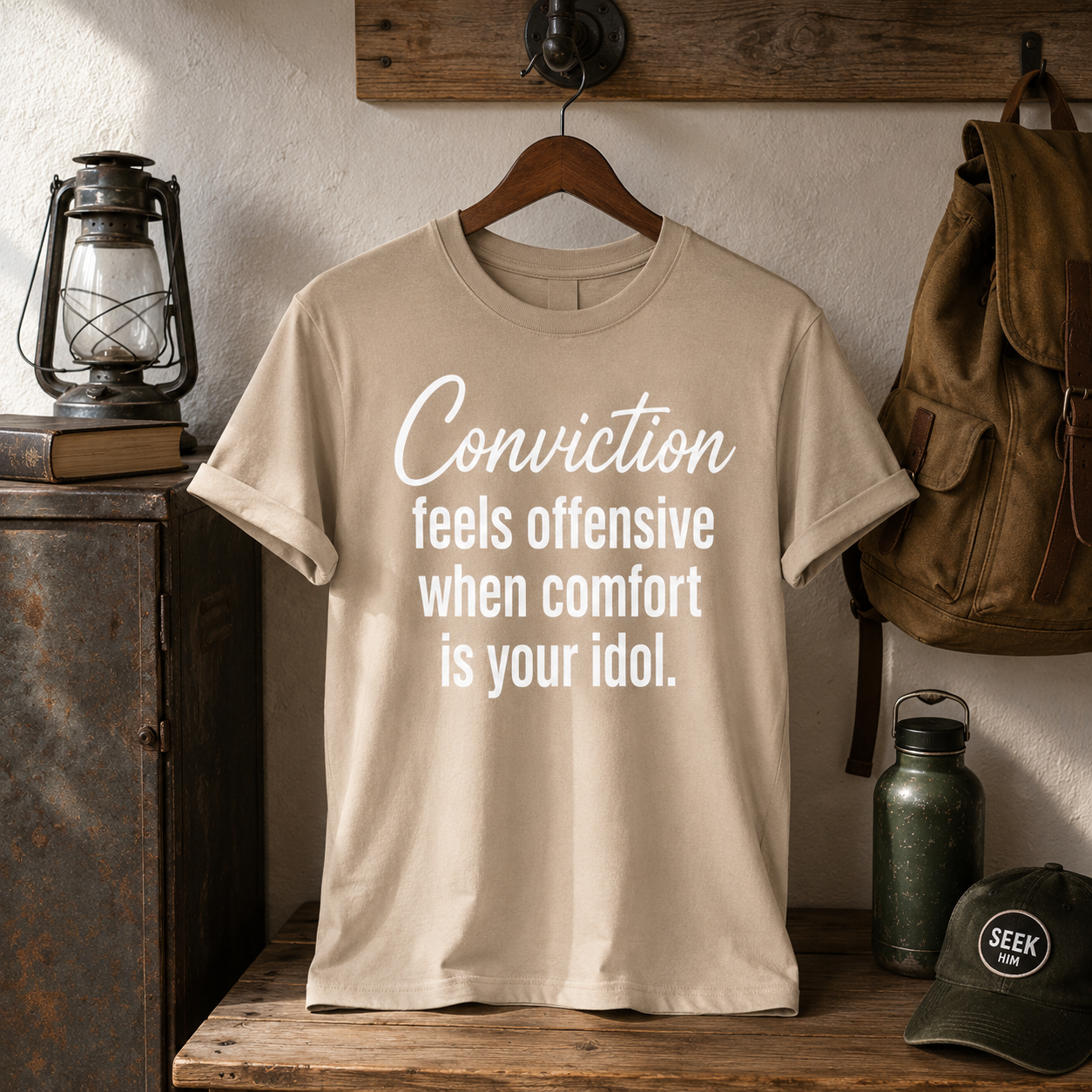 Conviction | Christian T-Shirt - W
