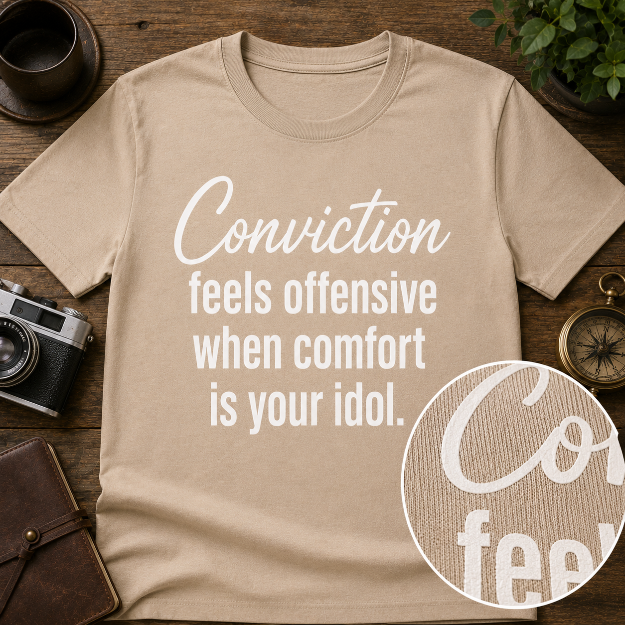 Conviction | Christian T-Shirt - W