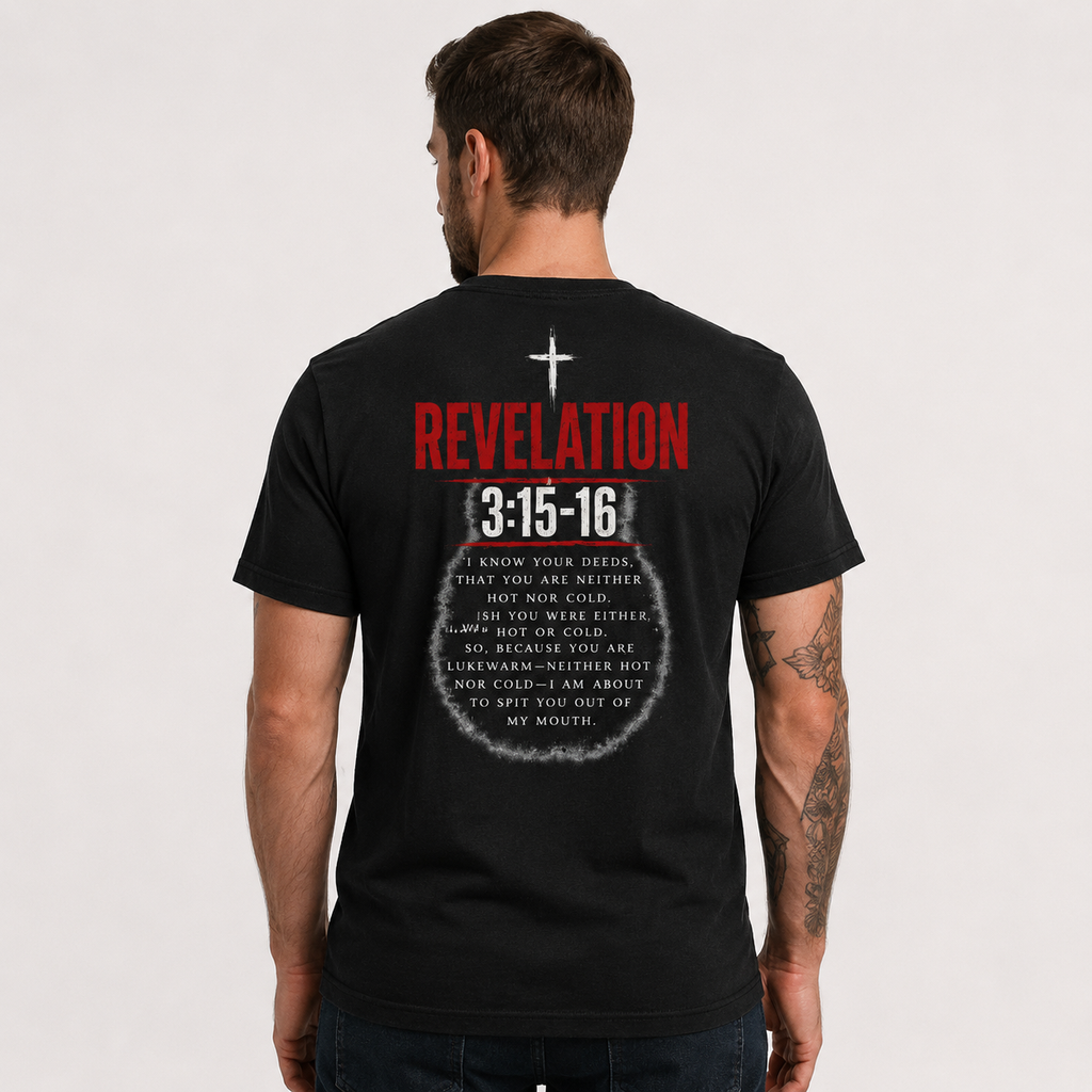 Hot or Cold - Never Lukewarm | Christian T-Shirt - W | Revelation 3:15-16