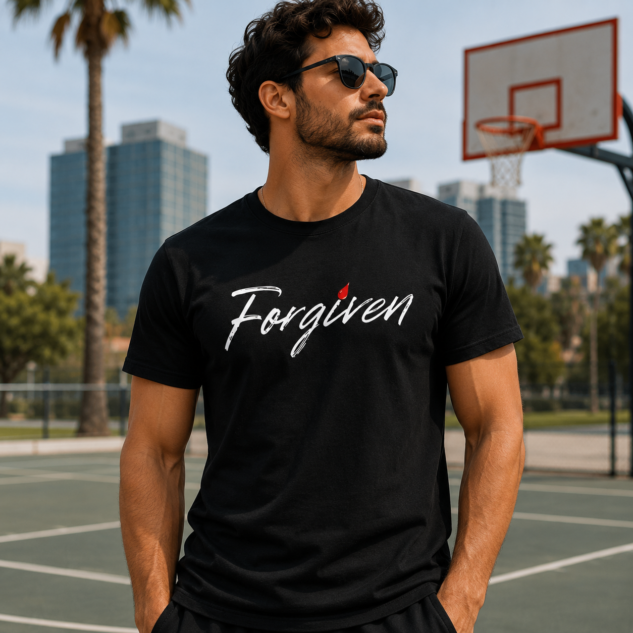 Forgiven | Christian T-Shirt - W