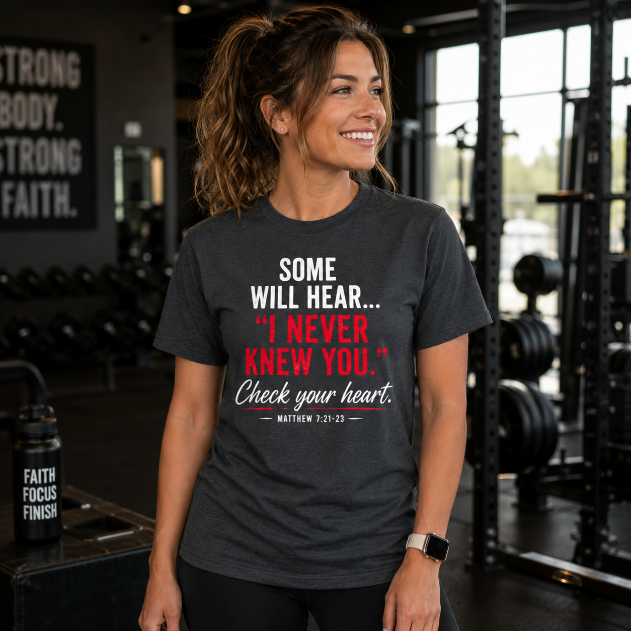 I Never Knew You | Christian T-Shirt - W | Matthew 7:21-23