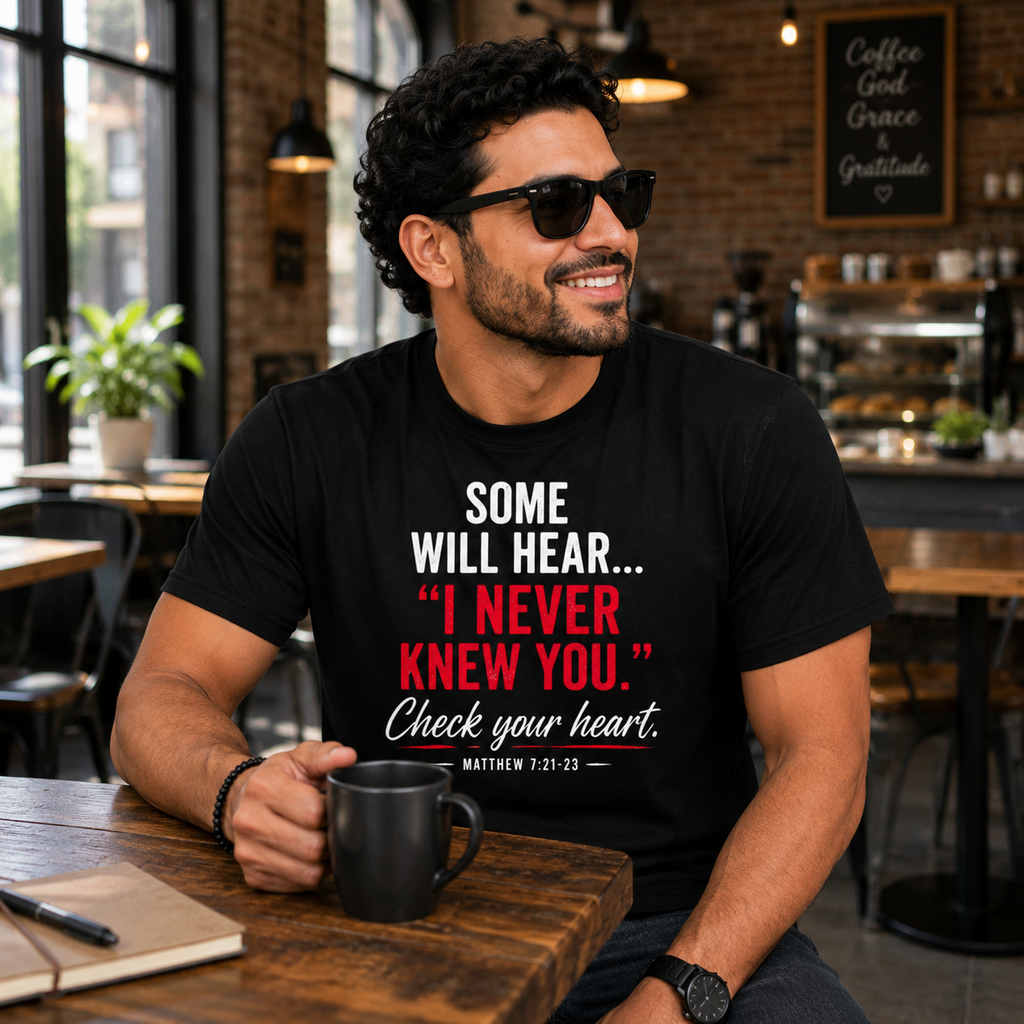 I Never Knew You | Christian T-Shirt - W | Matthew 7:21-23