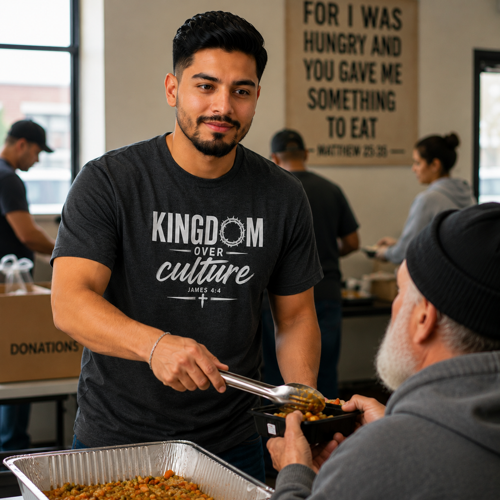 Kingdom Over Culture | Christian T-Shirt - W | James 4:4