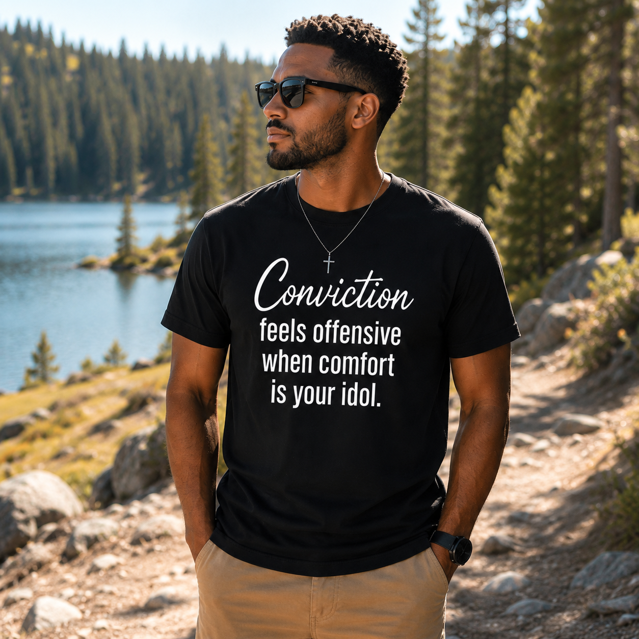 Conviction | Christian T-Shirt - W