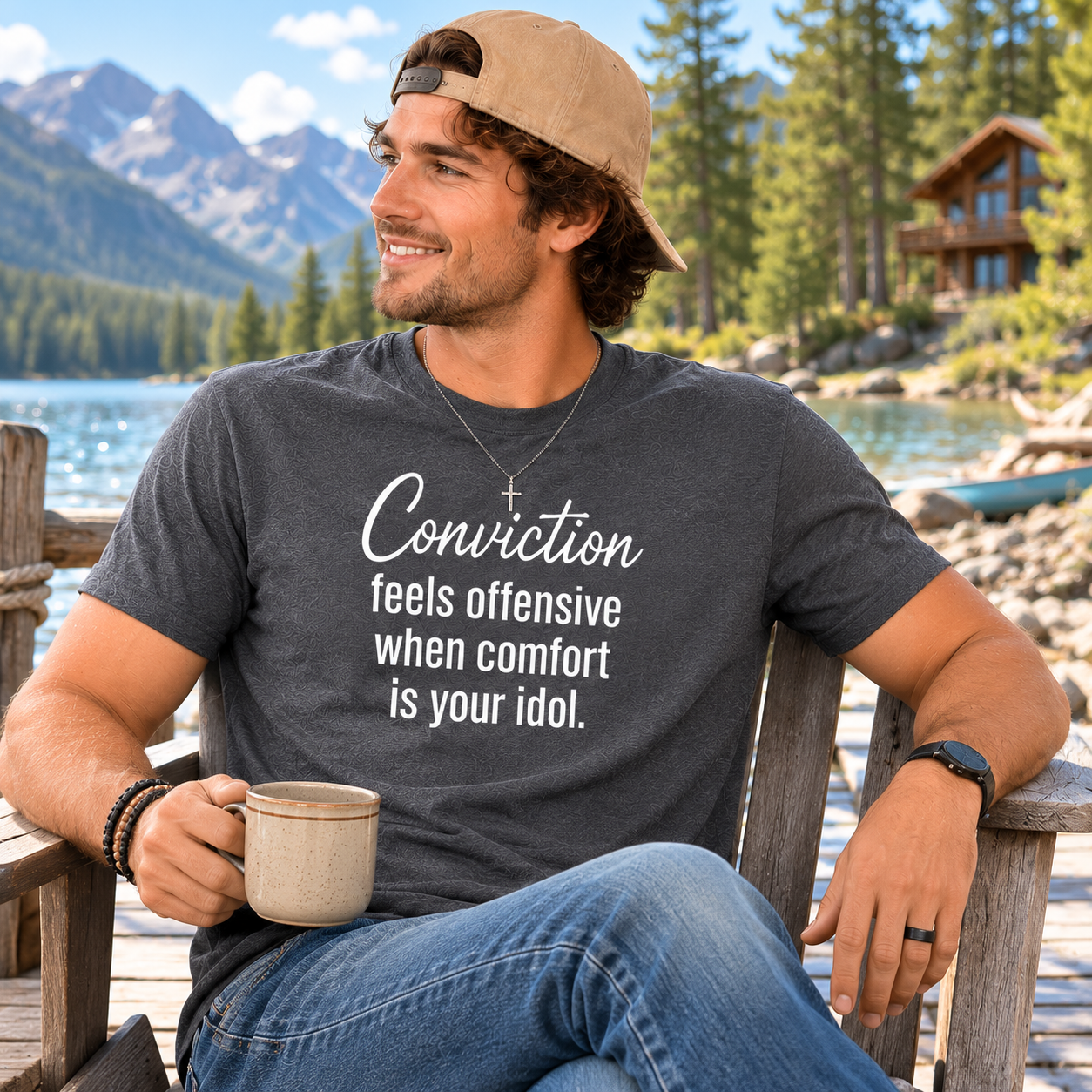 Conviction | Christian T-Shirt - W