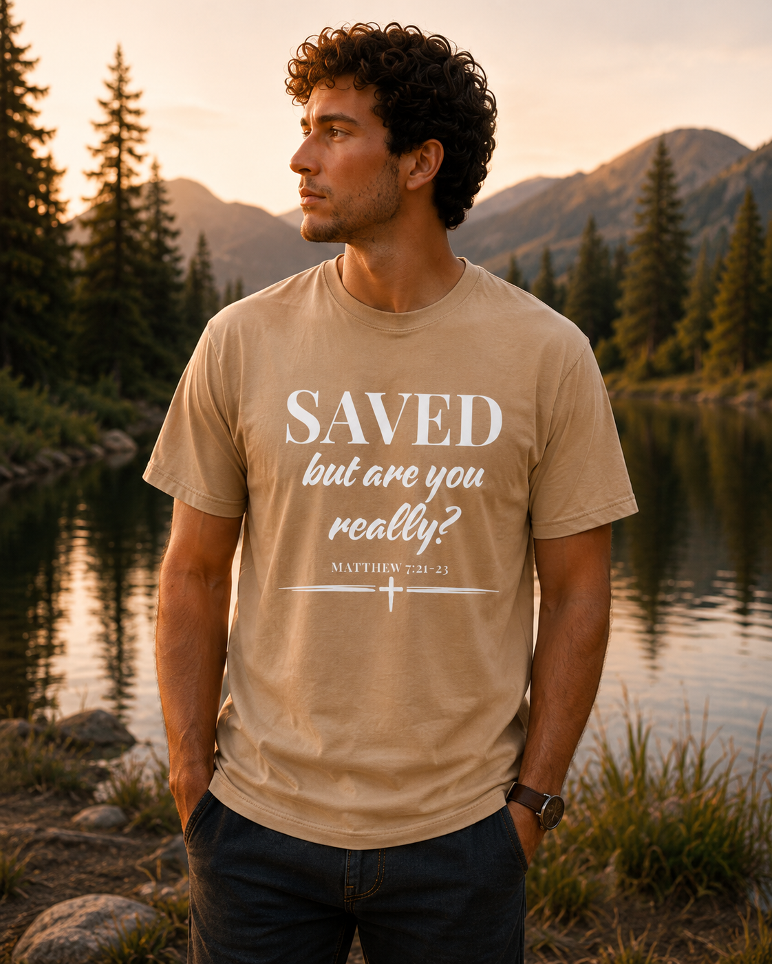 SAVED but are you really? | Christian T-Shirt | Matthew 7:21-23
