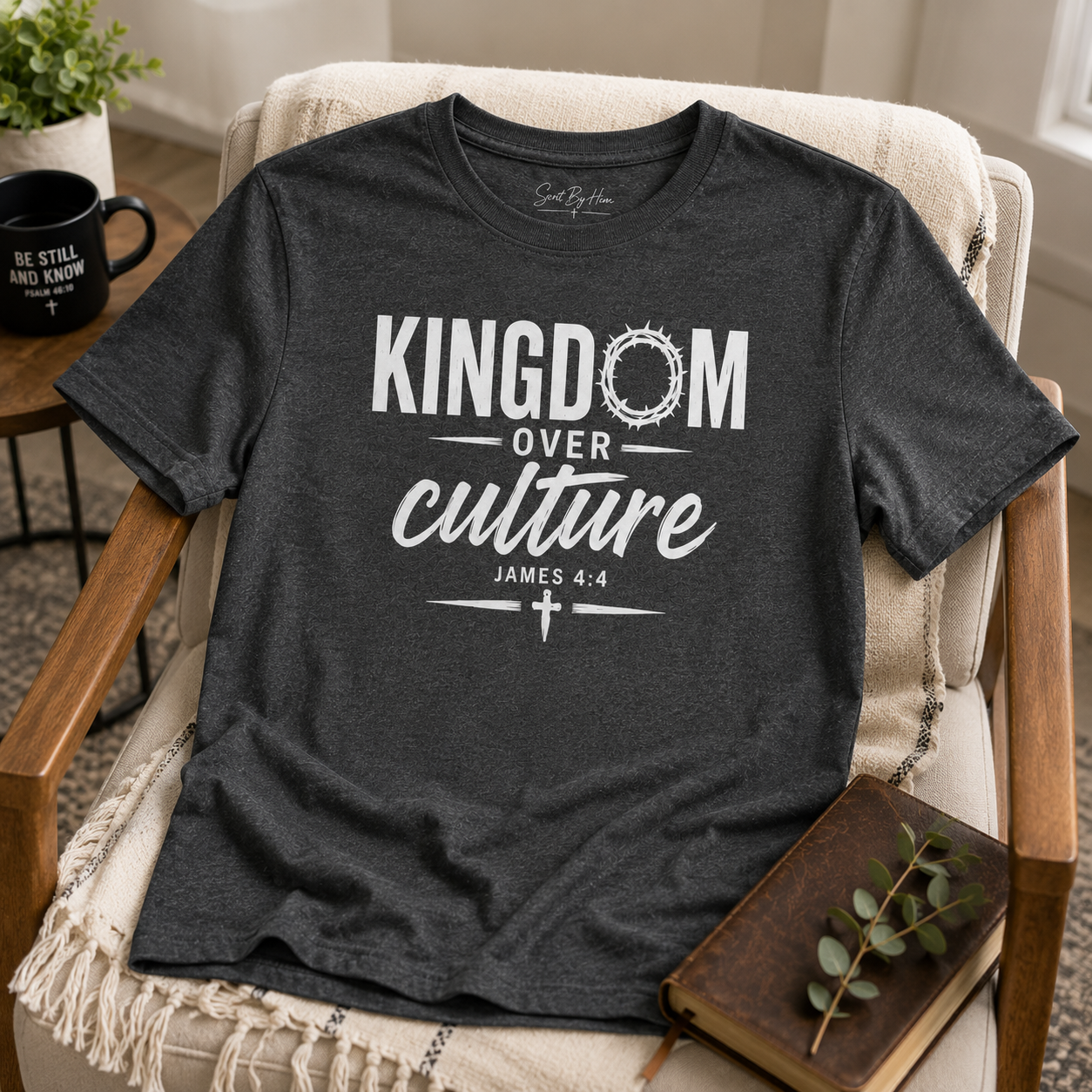 Kingdom Over Culture | Christian T-Shirt - W | James 4:4