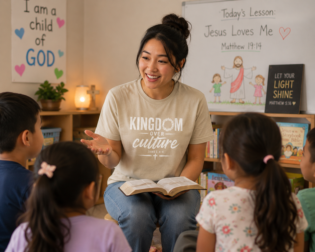Kingdom Over Culture | Christian T-Shirt - W | James 4:4