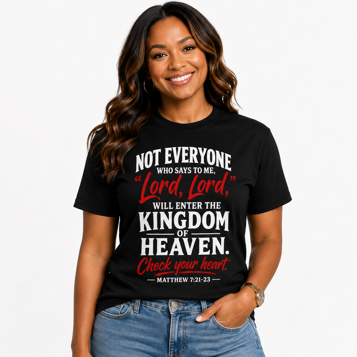 "Lord, Lord" | Christian T-Shirt | Matthew 7:21-23