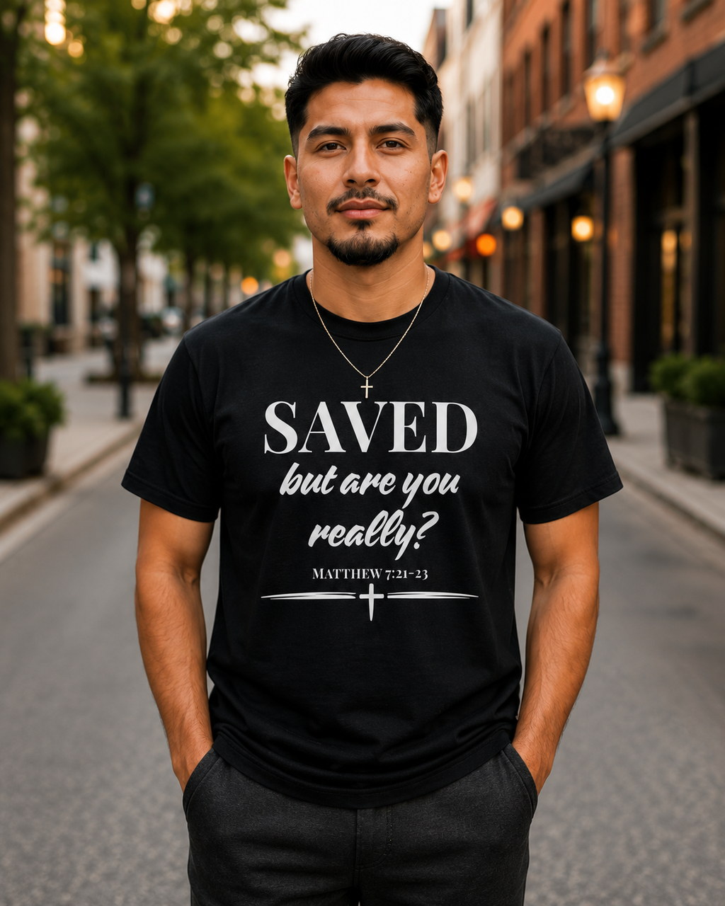 SAVED but are you really? | Christian T-Shirt | Matthew 7:21-23