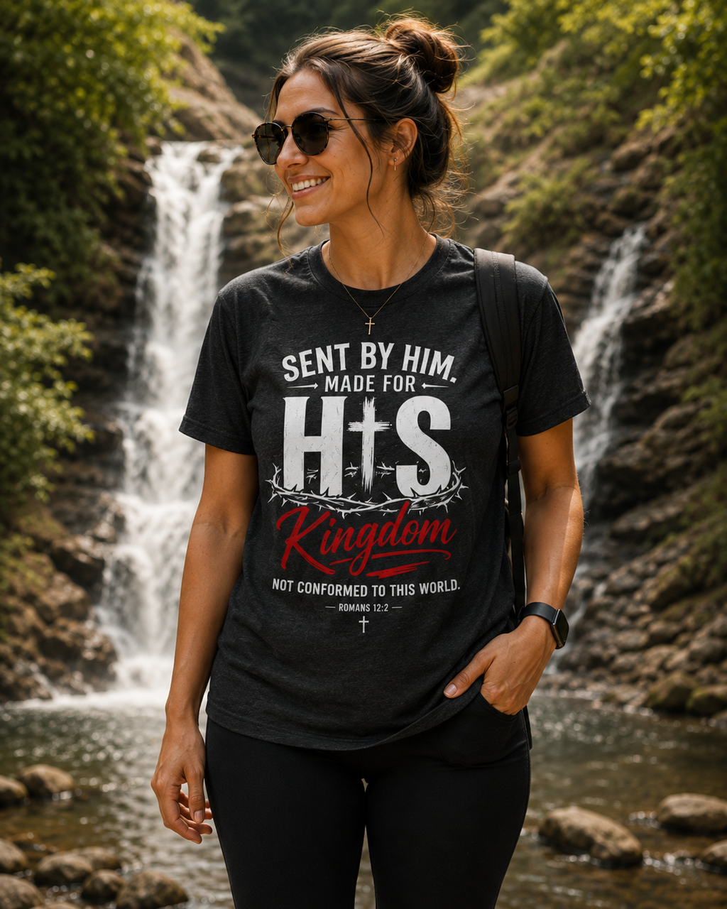 Made for His Kingdom | Christian T-Shirt - W | Romans 12:2